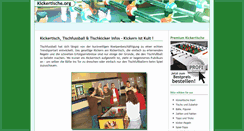Desktop Screenshot of kickertische.org